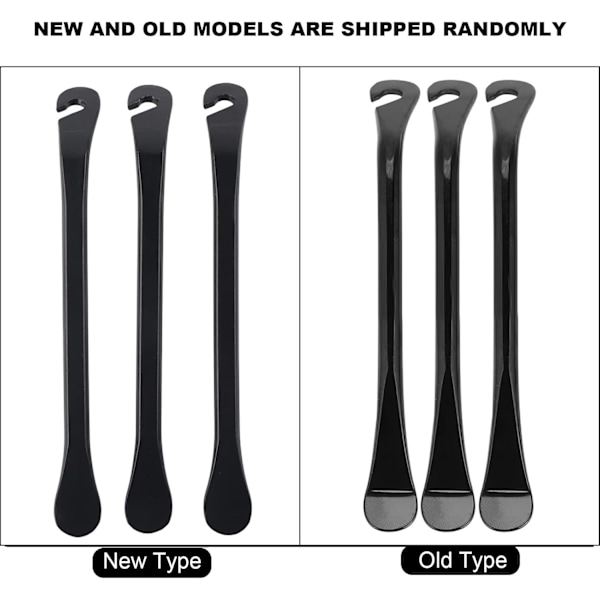 3 st Cykel Däck Spak, Svart Kolstål Däck Spak Cykel Däck Växlare Cykel Reparationsverktyg för Att Ta Bort Cykel Däck, 120 x 7mm