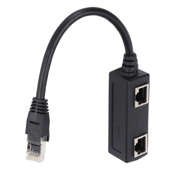 RJ45-jakajasovitin, 1 uros - 2 naarasporttia, Ethernet-liitin verkkoon, kotiin ja toimistoon