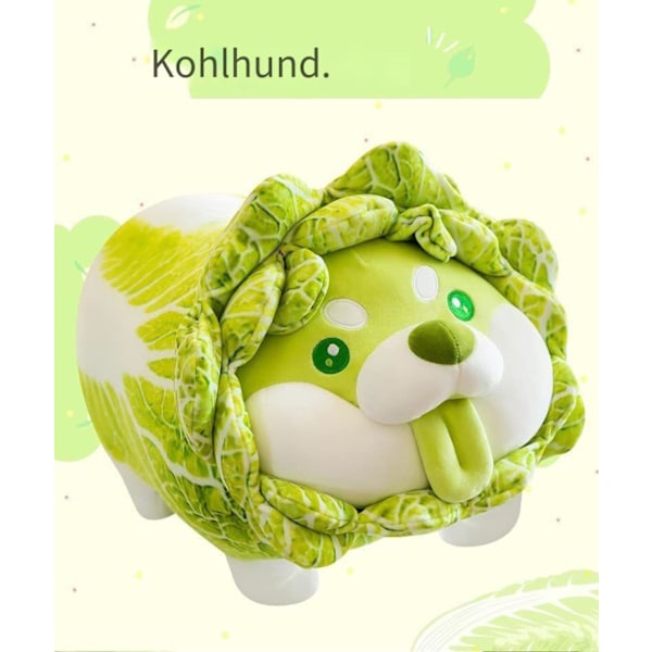 Veggie Dog Plyslegetøj, 35 cm Udstoppede Dyr Plysdukke, Blød og Fluffy