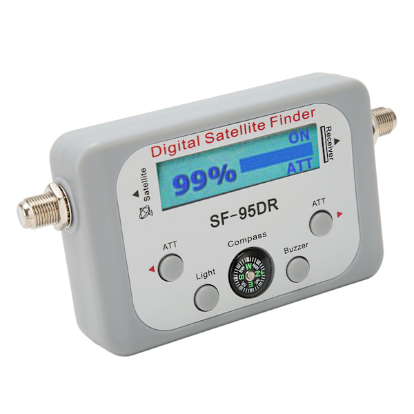 Digital Satellitsökare 950 till 2150MHz ATT Summerfunktion Satellitsignalmätare med Kompass för DirecTV