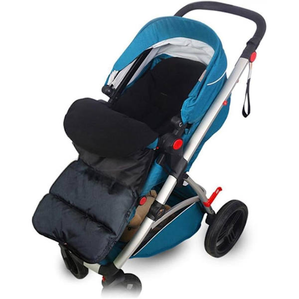 Universell babyfotmuff, vindtät varm barnvagnspromenad tjock bomullsplatta, mysig tåförklädesfoder barnvagn