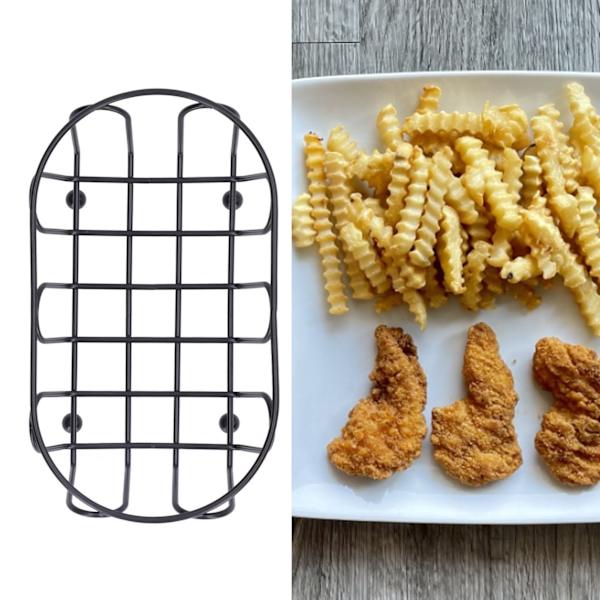 Pommes frites holder i rustfrit stål, fødevaregodkendt, moderigtig pommes frites kurv til snacks og bagt mad
