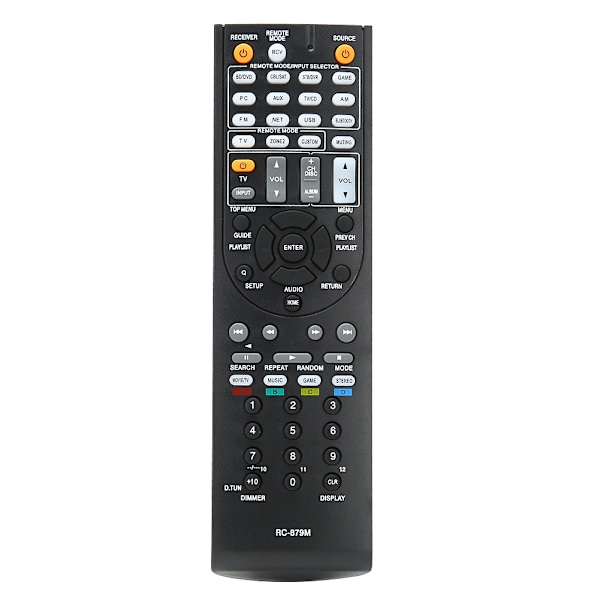RC-879M Fjernbetjening Erstatning Passer til ONKYO AV Receiver TX NR535 TX sR333 HT R393 HT s3700