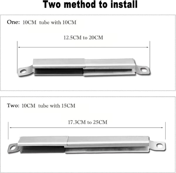 Gassgrill Crossover Tube Channel BBQ-deler, erstatning for brennere i rustfritt stål, passer til BBQ Grillware