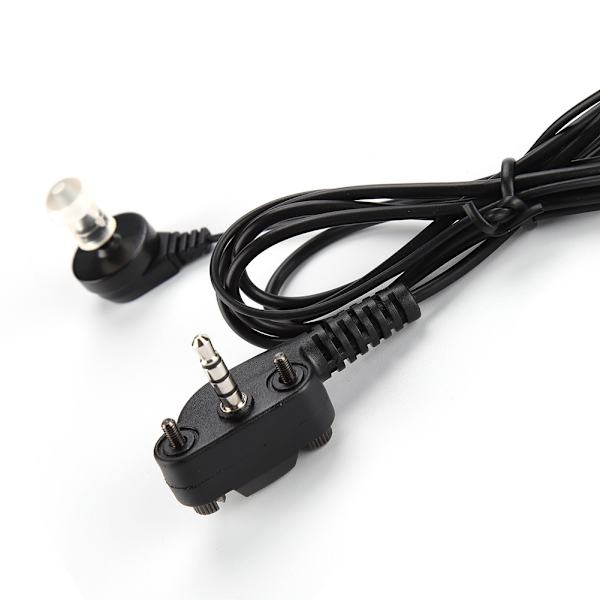 3,5 mm PTT MIC luftledning Walkie talkie i øret akustisk rør ørestykke til Vertex Radio