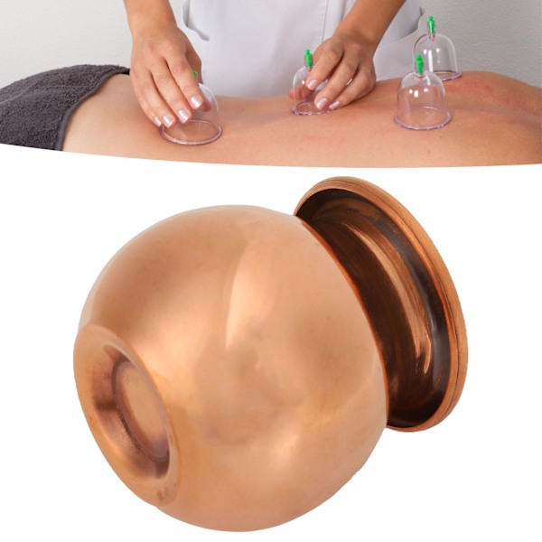 Sugekopper Trætheds Lindring Hudopstramning Kobber Bred Mund Terapi Cupping til Arm Talje S