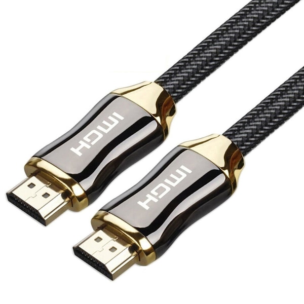 2M HDMI-kabel 8K-4K professionell 2.1 3D full HD höghastighets Ethernet 48Gb/s, ljud och video dynamisk HDR