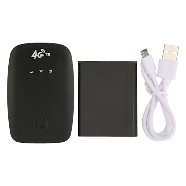 4G mobil WiFi-hotspot SIM-kortplats 2100mAh batteri bärbar 4G WiFi-router för bilanvändare affärsresenärer