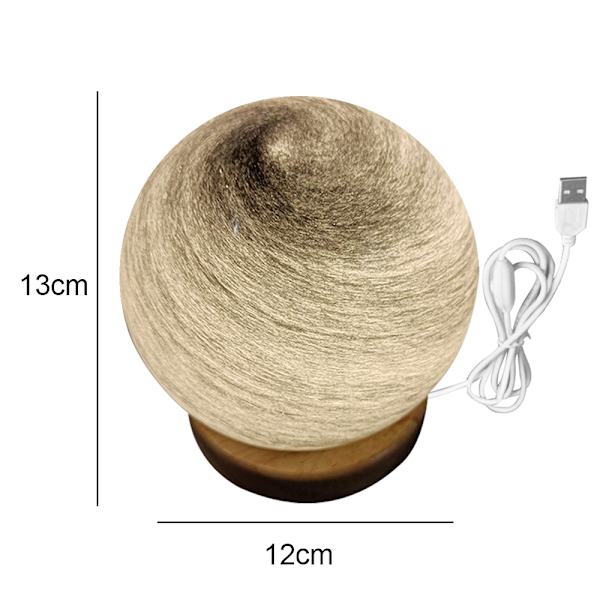 Planet lampe Solnedgang bordlampe Atmosfære Regnbue lampe Vandrende planet natlampe Sengelampe