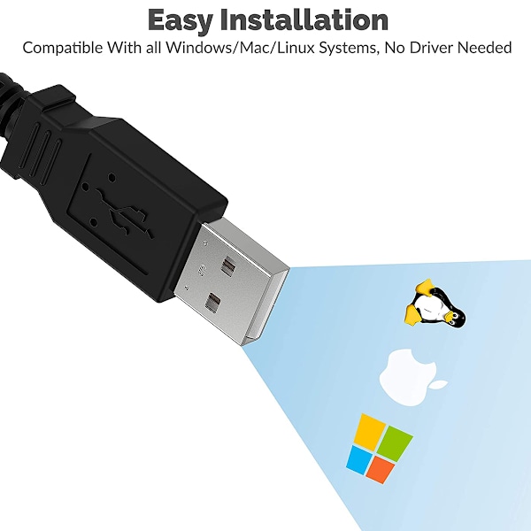 USB IEEE 1284 printerledning standard CN36 interface USB til parallelportledning kabel Printerkabeladapter (CB-CN36)