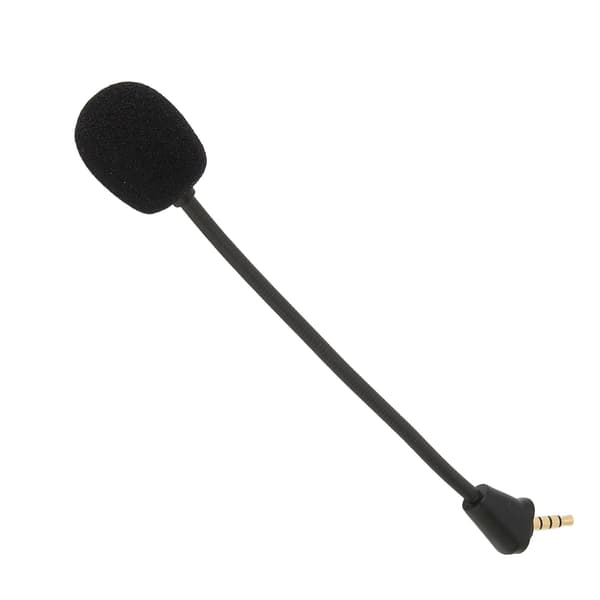 Mikrofonerstatning 3.5mm Avtakbar Spillmikrofon for Hyper X Cloud II Trådløs Cloud Core Cloud Pro Silver Cloudx
