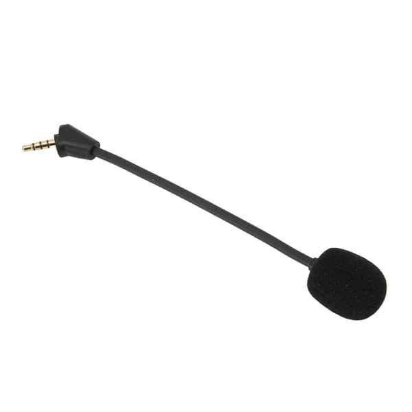 Mikrofonerstatning 3.5mm Avtakbar Spillmikrofon for Hyper X Cloud II Trådløs Cloud Core Cloud Pro Silver Cloudx