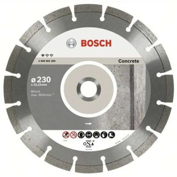 Bosch diamantskiva för sten och betong 230 mm (universalstandard)