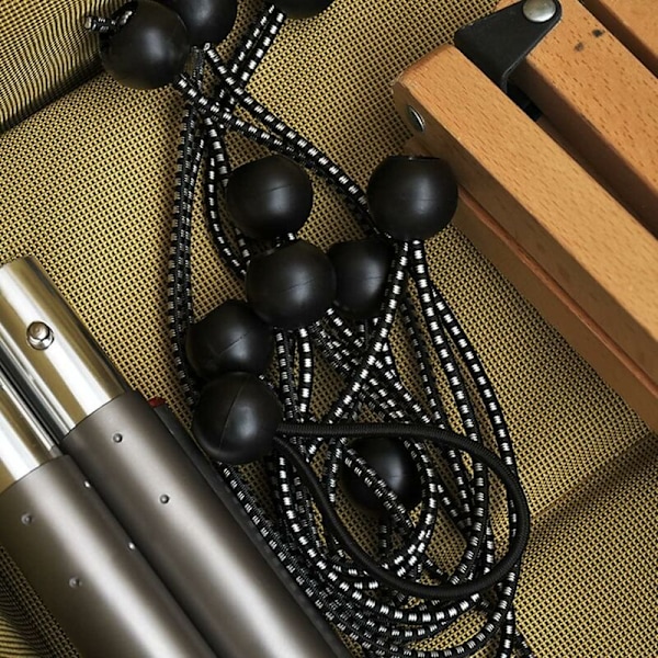 6 Bungee Ball Spændere Bungee Reb til Presenning, Holdbar Bærbar Elastisk Krog til Bannere, Presenninger, Pavilloner, Telte, Ideel til Camping og