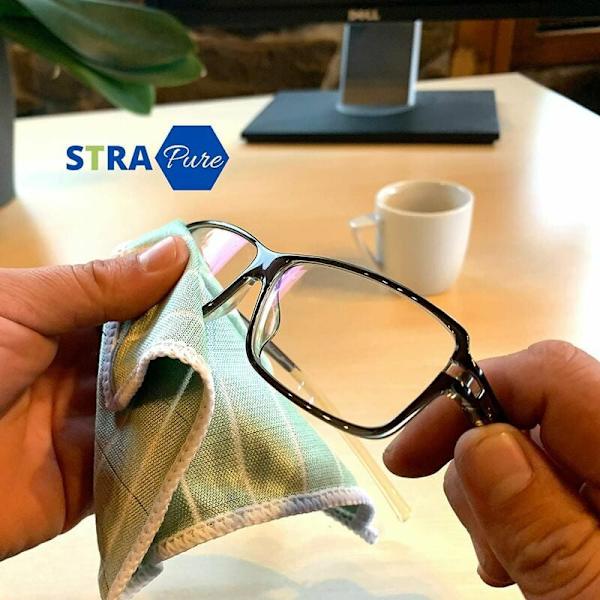 5 st bambu glasögondukar, bambu mikrofiber för glasögon, skärm, visir, smycken, klocka - Effektiv rengöring av glasögon - Mikrofiberduk för skärm