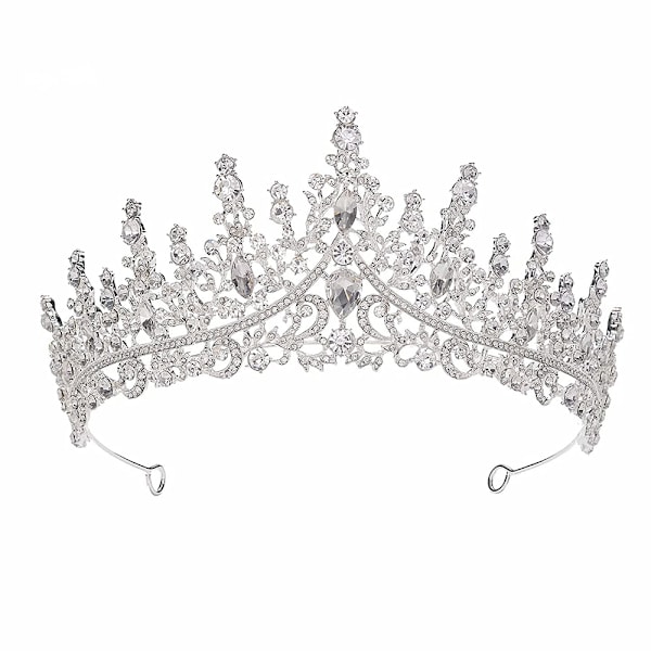 Hovedetui, Luksuriøse Ædelstene Diamanter Legering Tiara Middag Bryllup Styling Tiara Kvinder Brudepiger Brud Pige