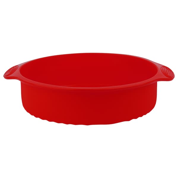 Kakeformer Rund Form 3D Silikon Bakeform DIY Bakeform Kakeform Brett (Rød)