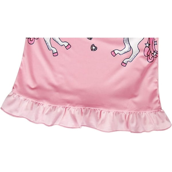 Flickor Nattlinnen Nattkläder Sovtröjor Kortärmade Barn Pyjamas Nattklänning