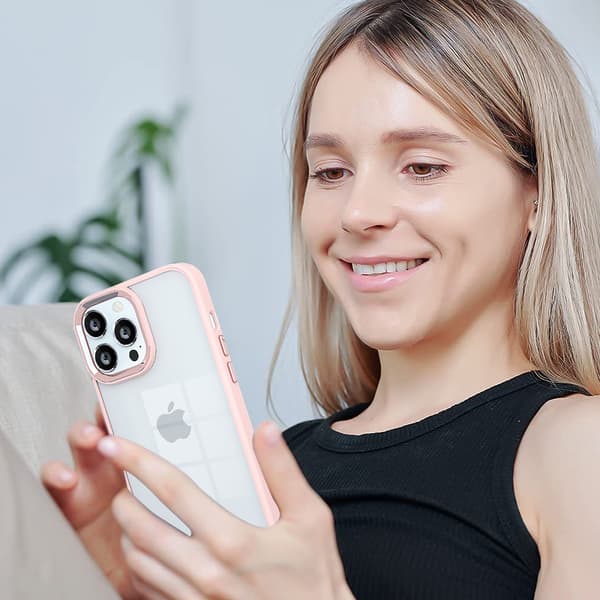 Läpinäkyvä reunus puhelinkotelo -iPhone14promax