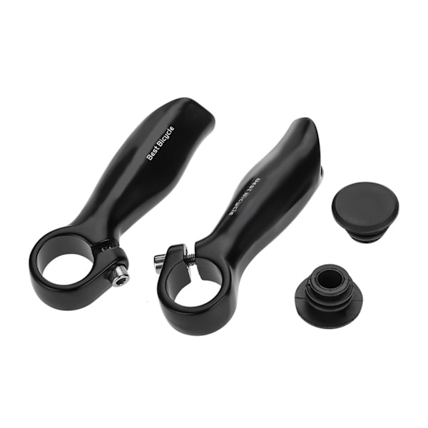 Svart aluminiumlegering cykelstyrehandtag för landsvägs- och mountainbike