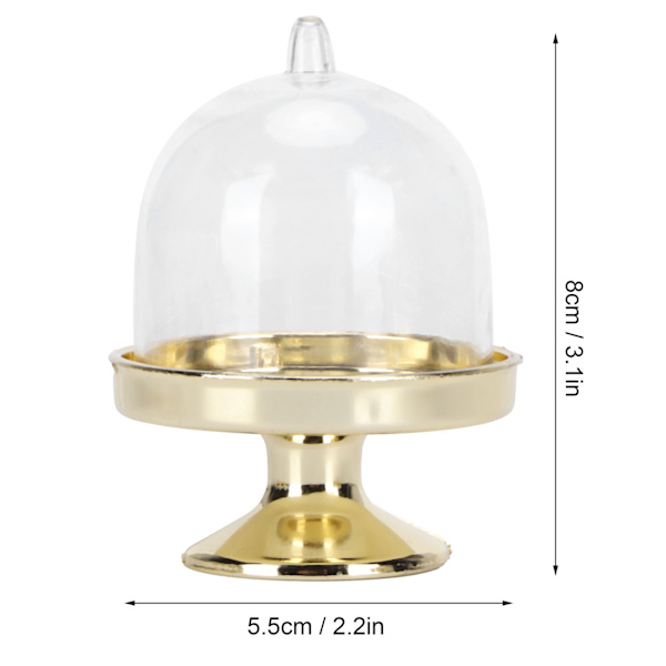 12-pack Mini Godisask med Lock - Cupcakes, Godisdisplay, Festtillbehör - Guldbotten