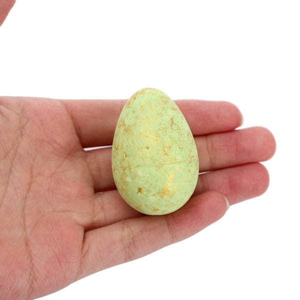 Påskeegg Ornament Mini Skumegg med Kurv for Håndverk og Vår Påskefestdekorasjoner