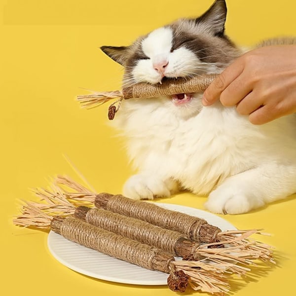 Katteurt pinde til katte, Matatabi tyggelegetøj til katte, kattepinde