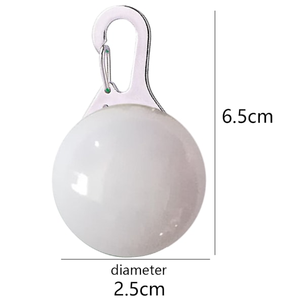 LED Hundesikkerhedslys, Clip-on LED 3 Lystilstande Hundelys til Nattevandring & Camping