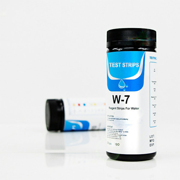 7-i-1 Vandkvalitetstestpapir Drikkevand Teststrips Vandhårdhed Teststrips