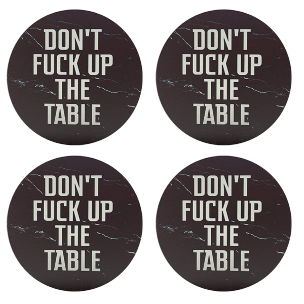 Absorberende keramiske sten coasters, Guldsmed, Sten coasters
