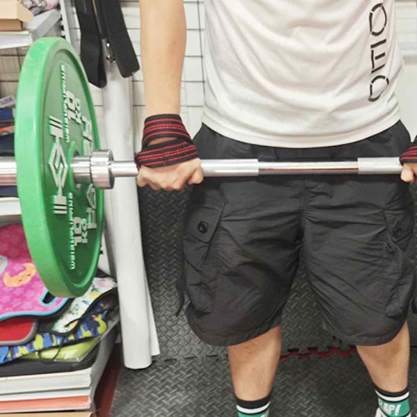 2 stk. Figur 8 Vægtløftestropper Dødløft Håndledsrem Pull-ups Håndledsstøtte Gym