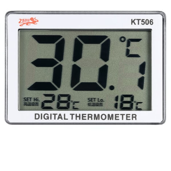 LCD Digitalt Akvarietermometer Akvarievandtermometer 0℃ 37℃ KT506 Forsendelse uden batteri LJO8ECDJ