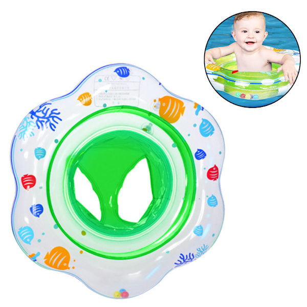 Simbaby Float för Pool, Baby Boat med Aktivitetscenter Uppblåsbar Pool Float, Baby Bad Säkerhetssäte Dubbel Airbag Simringar för Spädbarn