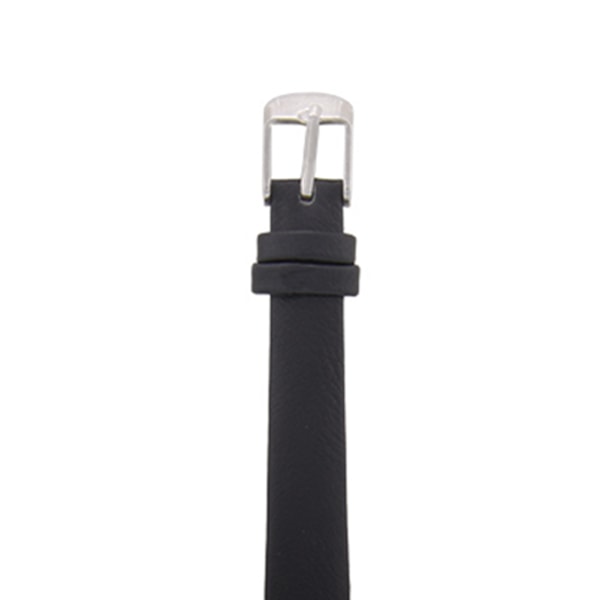 Udsøgt Lille Simpel Mode Dameur Retro Læder Mini Armbåndsur (Sort)