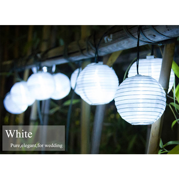 Solar Light LED Lanterne Lys Kæde Kugle 10/20 LED Solar Guirlande Udendørs Fe Lys Julebelysning til Havedekoration