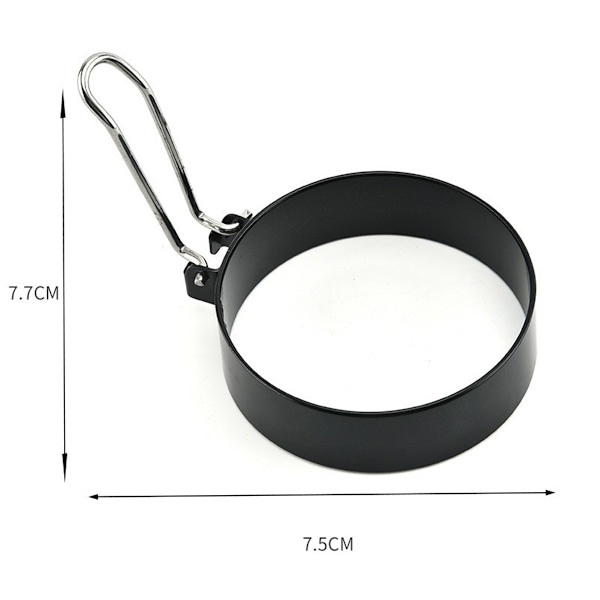 4 stk. Stegte Ægforme, Pandekageform Rustfrit Stål Non-Stick Pandekageform