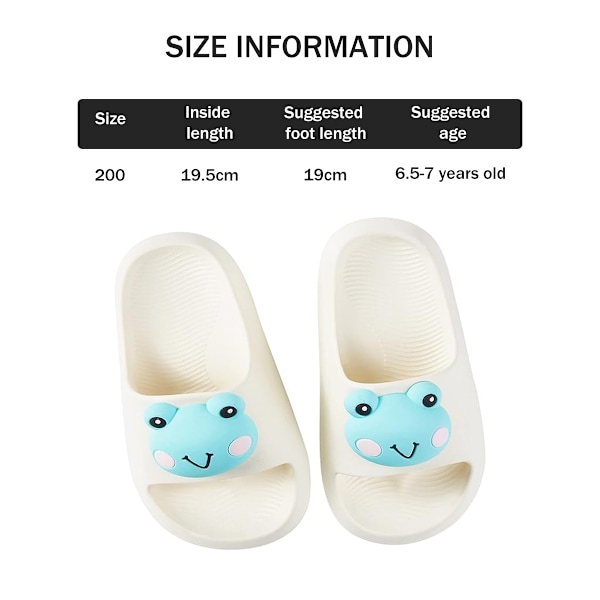 Slides Tofflor Unisex Barn Pojkar & Flickor Slide Sandaler för Barn Flip Flops Compfy Duschtofflor Trädgårdsskor