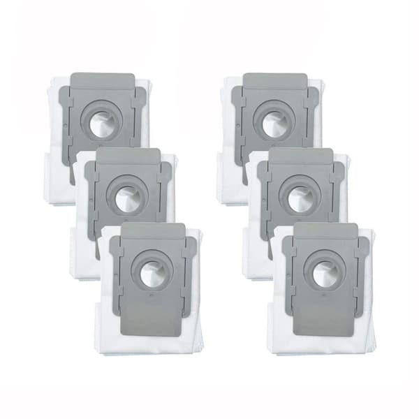 6-pack dammsugarpåsar, automatiska smutsavfallspåsar, kompatibla med irobot Roomba i7+ E5 E6 J7