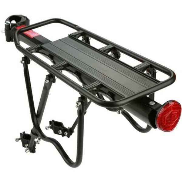 Universell Bagasjebrett for Sykkel, Sykkel Bagasjebærer Bak MTB Sykkelstøtte Justerbar Aluminiumslegering, Lastekapasitet 25kg