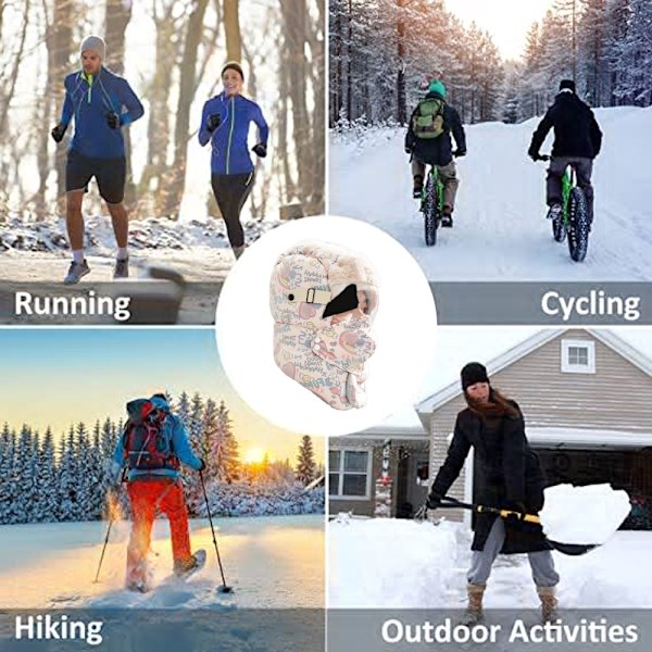 Vinter Vinter Utomhus Ridning Varm och Kall bevis Bomull Mössa Vinter Vindtät Mössa Öronskydd