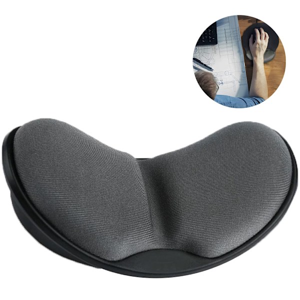 Handledsstöd i minnesskum för mus och tangentbord, halkfri musmatta, handledsstöd för kontor, dator, bärbar dator, hållbart och bekvämt