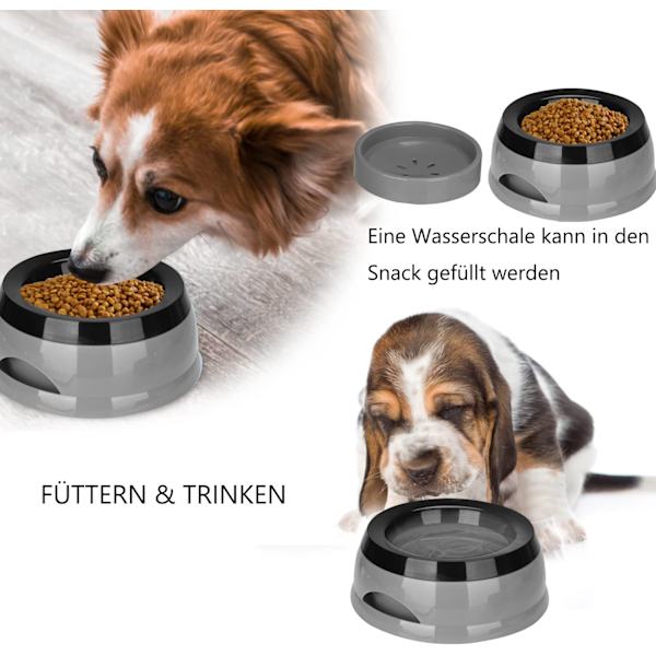 Vatten skål för hundar, Anti-Schapp, Mat skål, Hund på språng, Stänksäker vatten skål, 750 ml, Inga spill, Läckagesäker hund skål, Resa dricks skål,