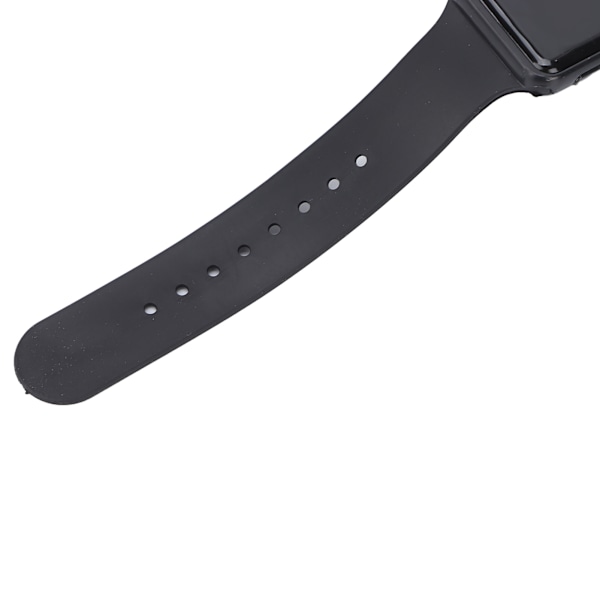 Lysende Elektronisk Ur Moderigtigt Stilfuldt Armbåndsur Digitalt Ur Armbånd Sort