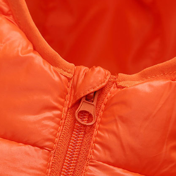 Barn Vinter Solid Lättvikt Jackor Flickor och Pojkar Packable Hooded Puffer Jacket 0-14 År
