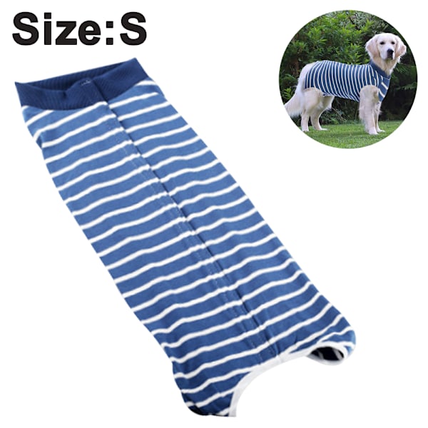Hunde- og katteutstyr for gjenoppretting etter operasjon, mage- og sårpleie, body for hannhunder og hunnhunder, kirurgisk snørt stramt etter operasjon, anti-slikking, onesie for hunder