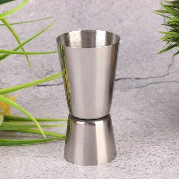 Målebæger lavet af rustfrit stål Dobbelt-hoved målebæger til barfest cocktail Målebæger 25 / 50ml shaker