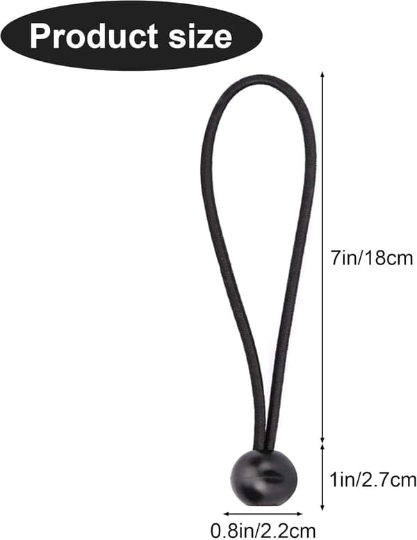 15 SANDOW elastikker, 18cm BACHE strammer, BACHE poolstrammer
