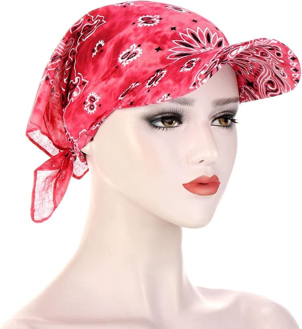 Smart dame turban hat bandana med visir blomsterprint mode bløde hatte elegant efterår billig