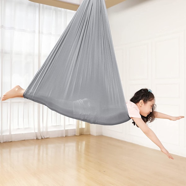 Kinder Schwingen Hängematte, Indoor Schaukel Elastisch Cuddle Hammock Sensory Swing Ideal für , Asperger und sensorische Integration sowie