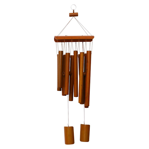 Gåvor Bambu Vindspel10 bambu ljudrör 60 cm vindspel trägårdsdekoration chimes